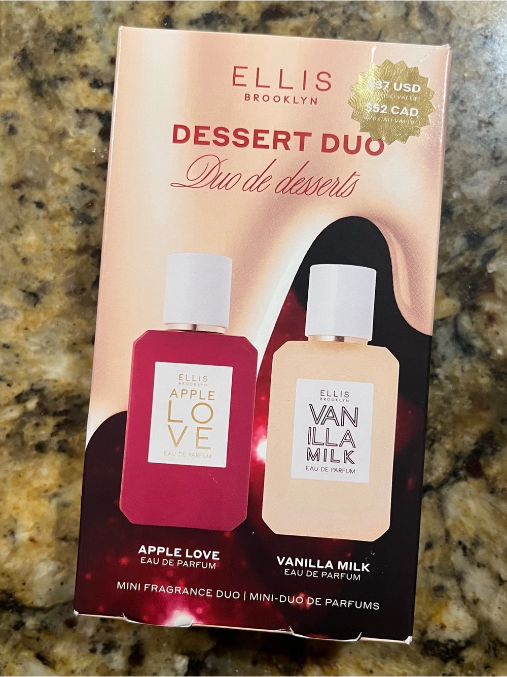 Ellis Brooklyn Dessert Duo Mini Fragrance Set — Pink & Cream